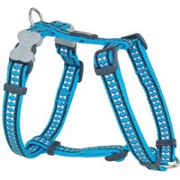 Hundegeschirr Red Dingo Knochen Reflektierend Turquoise 46-76 cm